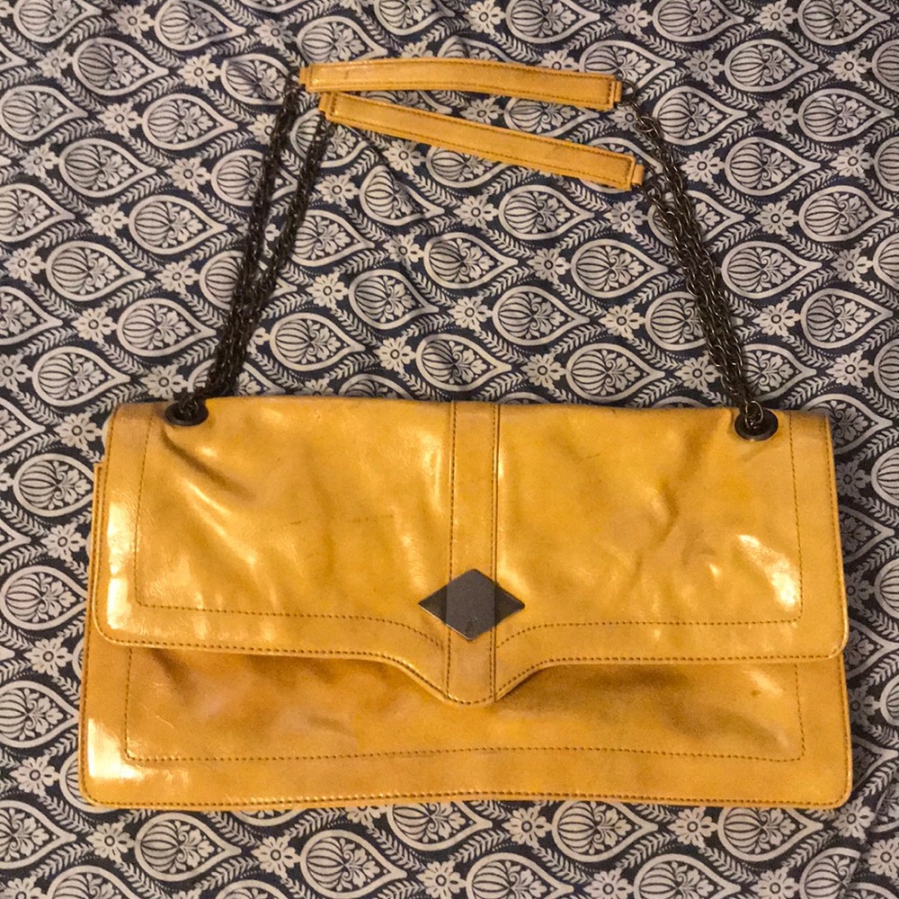 Rachel Zoe mustard yellow bag